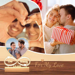 Cadeau personnalisé Saint-Valentin cadre photo