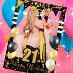 Cadre photo booth en couleur jaune fluo pour décoration festive