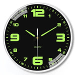 Horloge murale lumineuse 8 pouces de côté