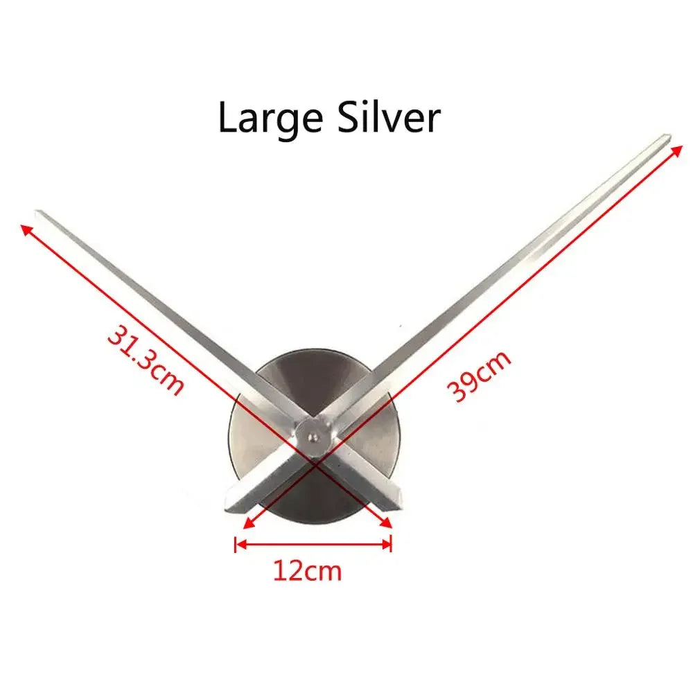 Mécanisme horloge murale gris, détail du design antique et du diamètre 12 cm