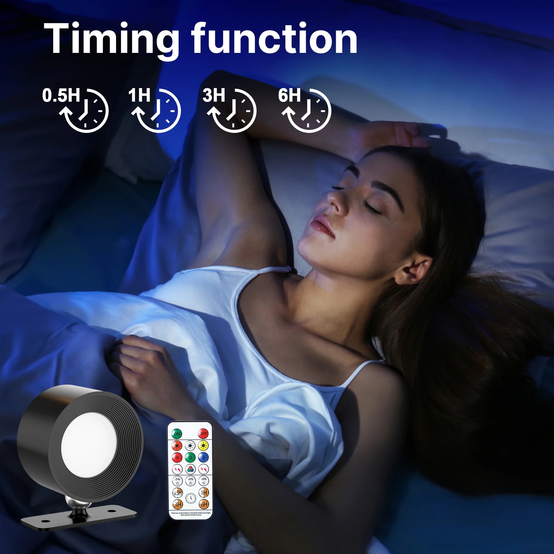 Lampe murale LED RVB pour salon