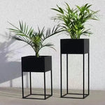 Étagère murale métal support plantes couleur or déco intérieur