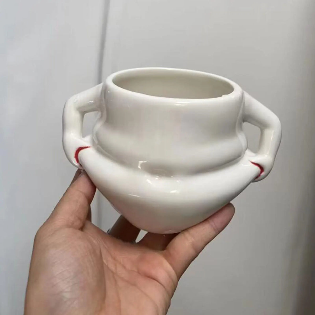Tasse humoristique ventre gras vue de face