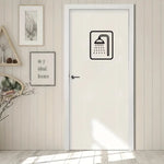 Sticker déco salle de bain enfant motif pomme de douche