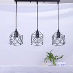 Suspension luminaire noir réglable pour cuisine moderne avec abat-jour métallique