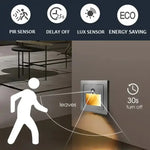 Lampe LED or élégante pour allée