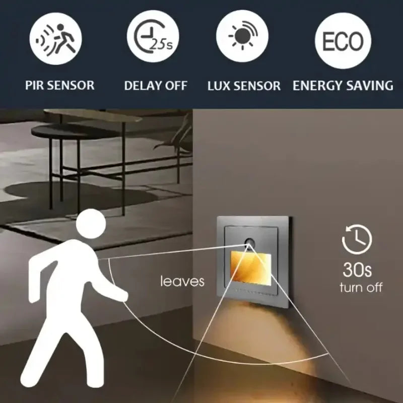 Lampe LED or élégante pour allée