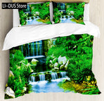 Housse de couette nature en polyester doux