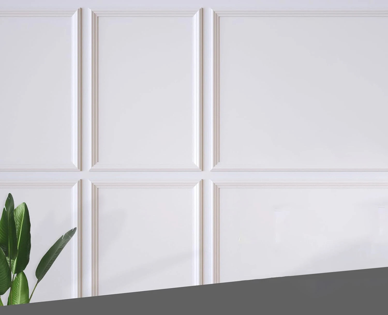 Moulure murale flexible PVC auto-adhésive couleur or