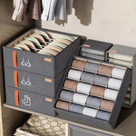 Organisateur de dressing pliable avec 20 cases multicolores