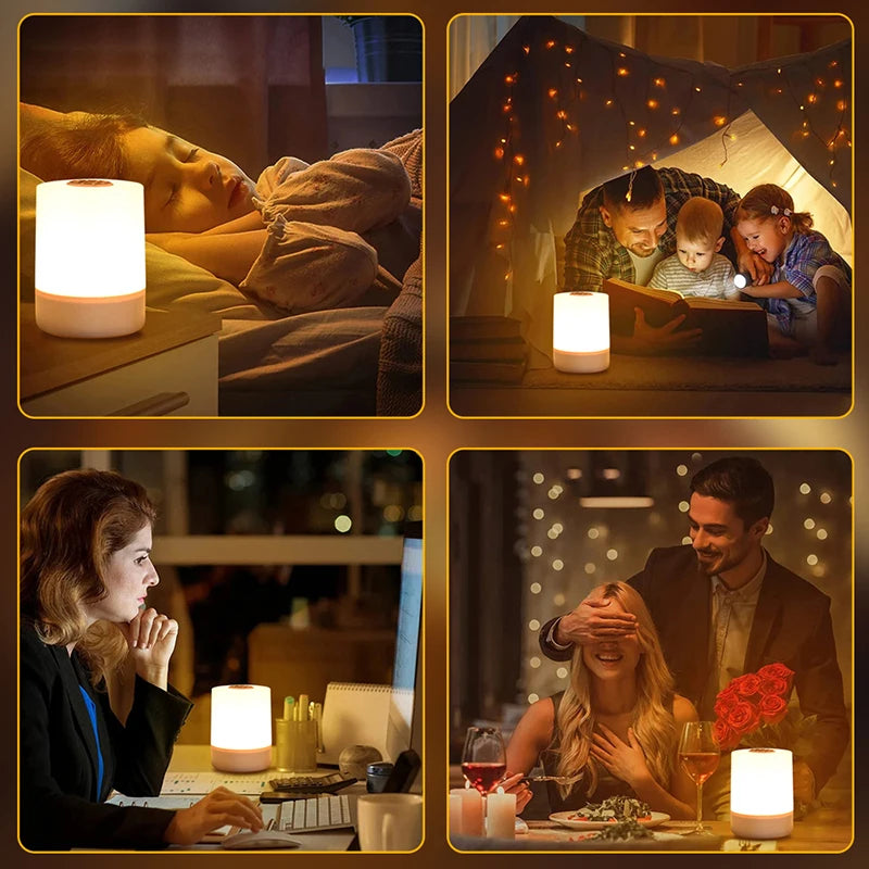 Comparaison des trois modes de gradation de la lampe