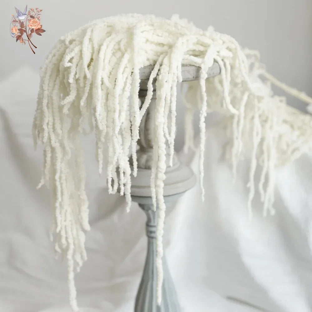 Amaranthus séché suspendu bleu déco bohème