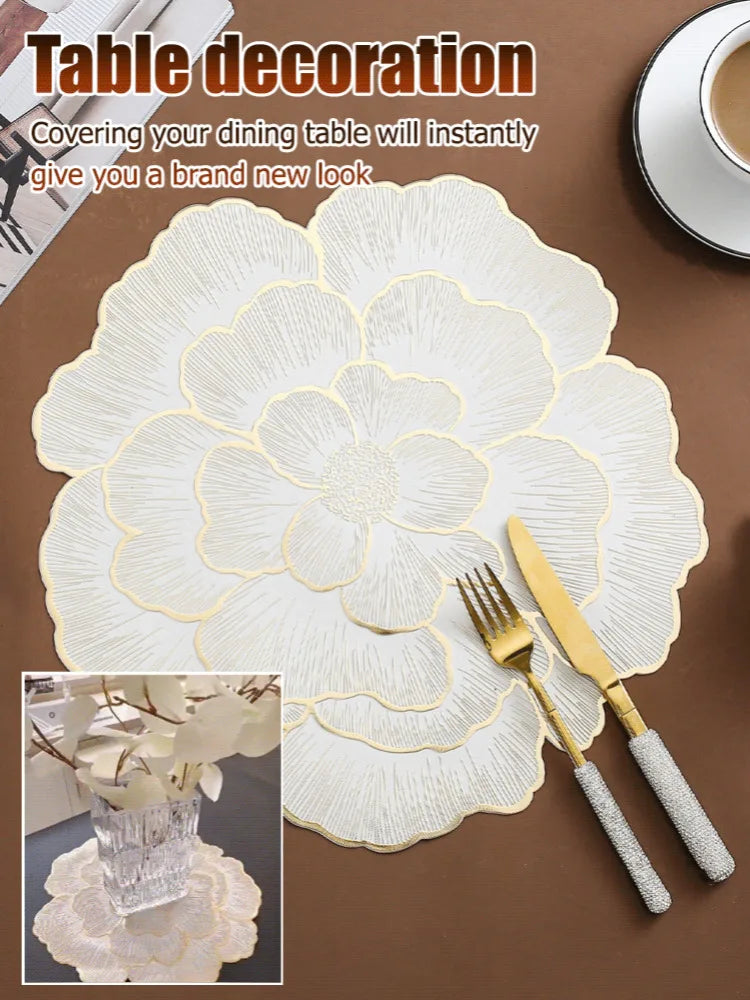 Set de table PVC Pivoine Nordique couleur mixte