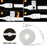 Ruban LED installé sous un meuble