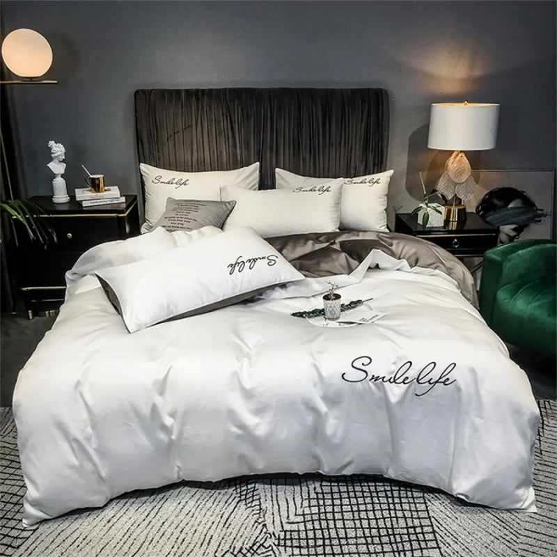Drap plat en polyester satiné - finition luxe