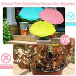 Détail du tissu Oxford du parasol d'ombrage
