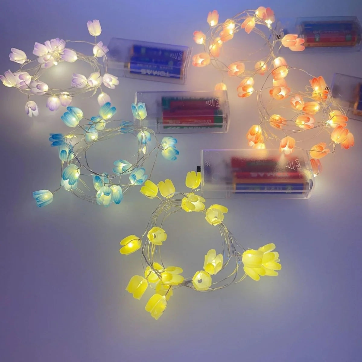 Guirlande lumineuse tulipe 20 LED modifiable