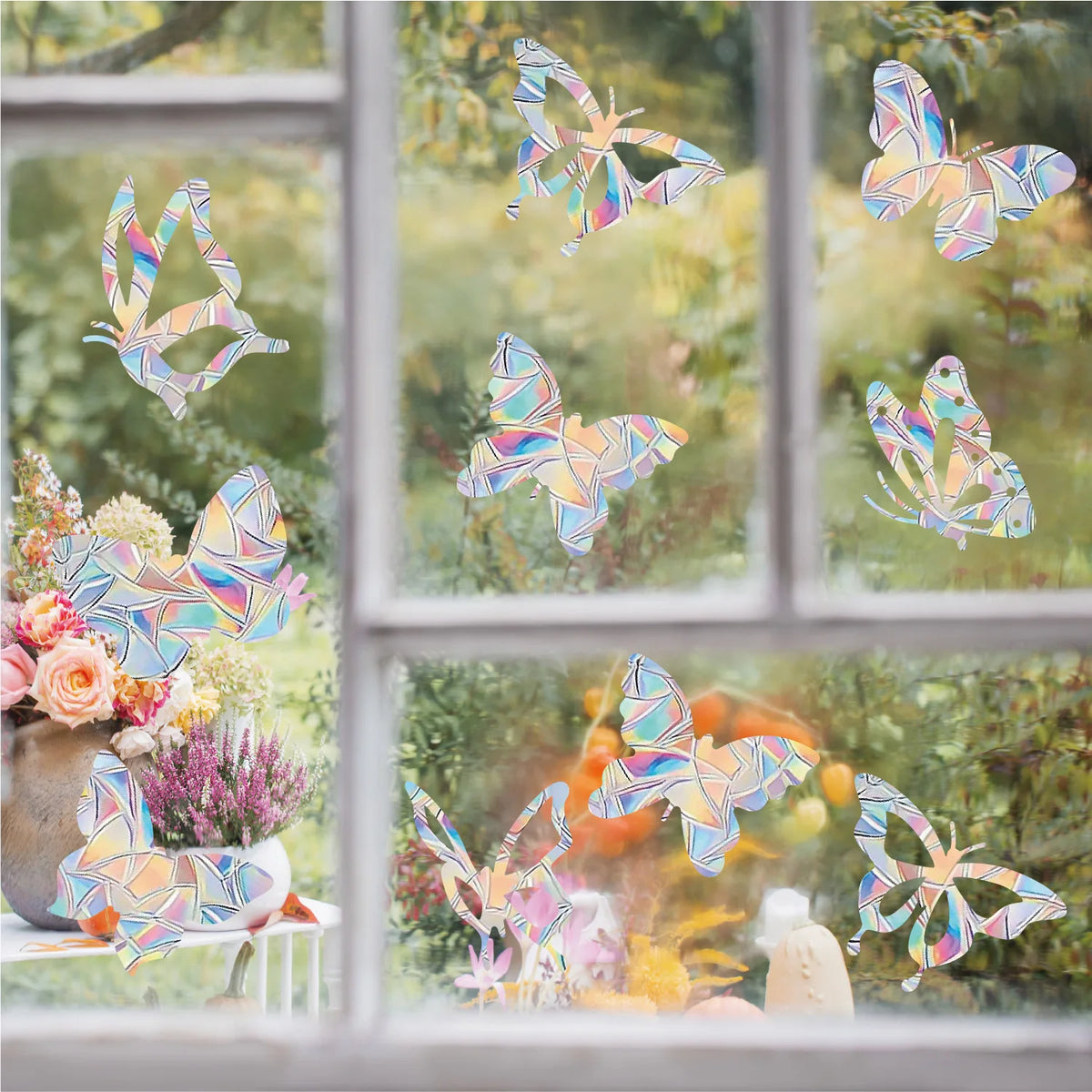 Variété de couleurs disponibles pour l'autocollant suncatcher