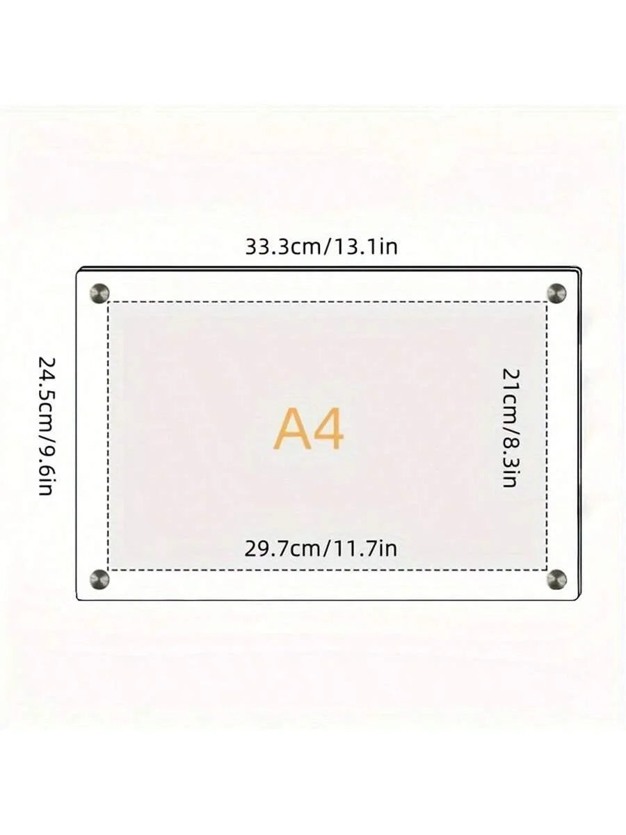 Cadre photo double face pour carte postale