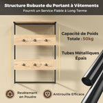 Patère murale avec étagère dans une salle de bain