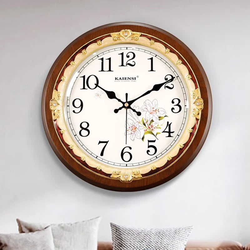 Horloge murale minimaliste moderne pour décoration intérieure salon