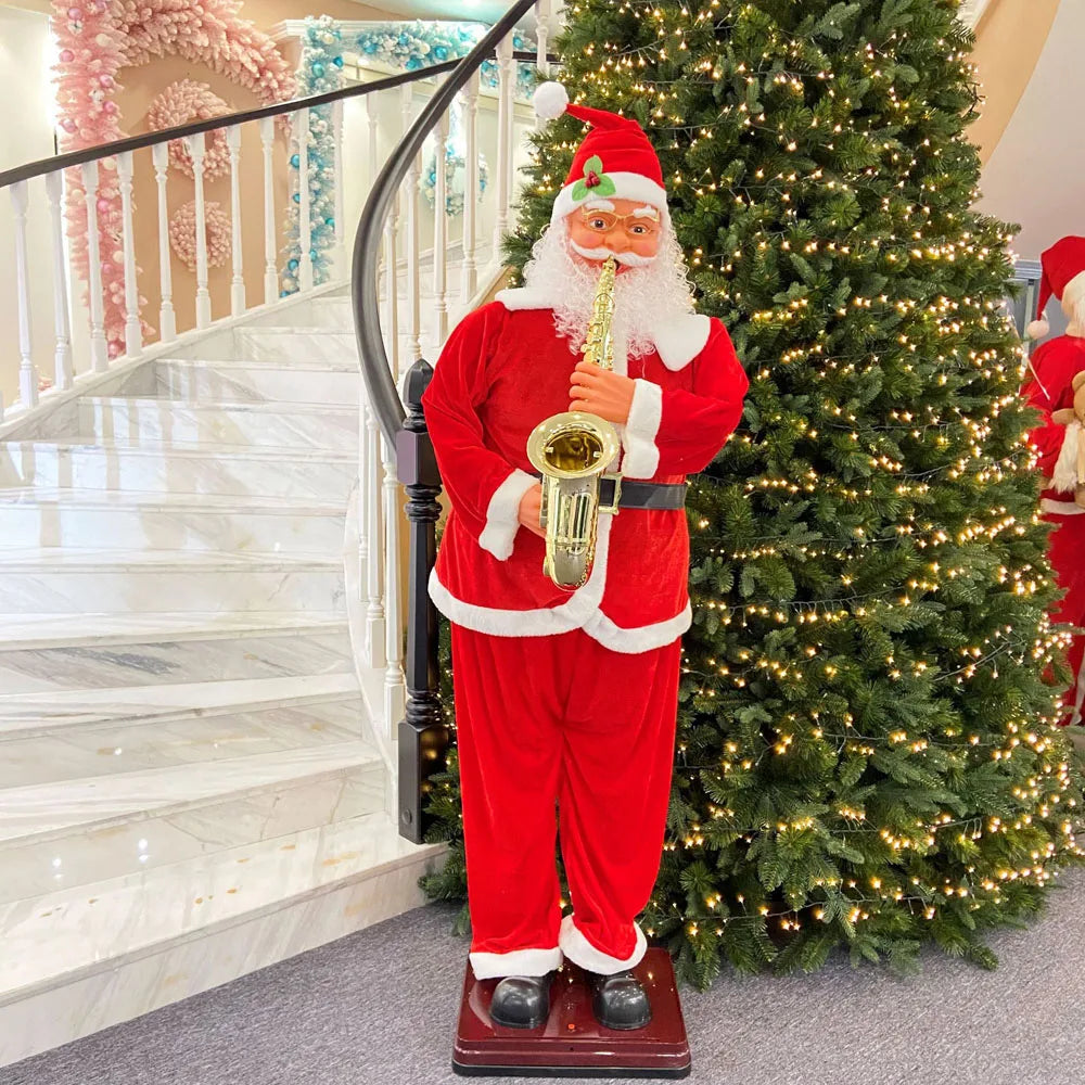 Père Noël dansant pour hôtel décoration Noël