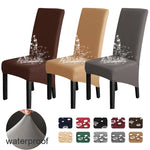 Housse de chaise extensible imperméable couleur vert