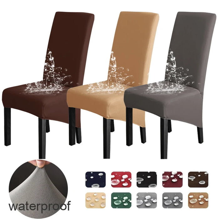 Housse de chaise extensible imperméable couleur vert