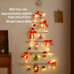 Décoration murale lumineuse pour arbre de Noël avec lumières scintillantes