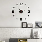 Horloge murale lumineuse 3D acrylique verte