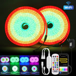 Ruban LED néon RGBIC effet arc-en-ciel