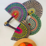 Éventail mural couleur chocolat