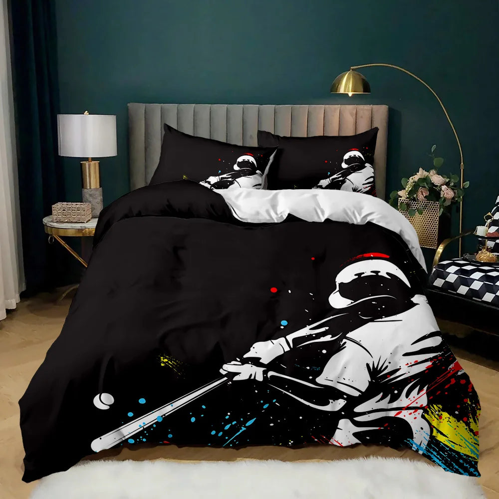 Ensemble literie complet avec taies d'oreiller assorties