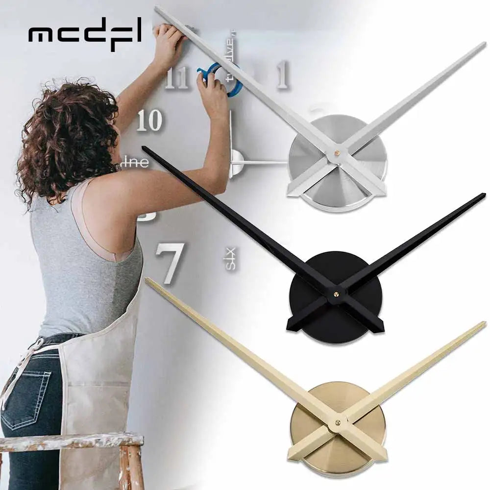Horloge murale métal design géométrique blanc