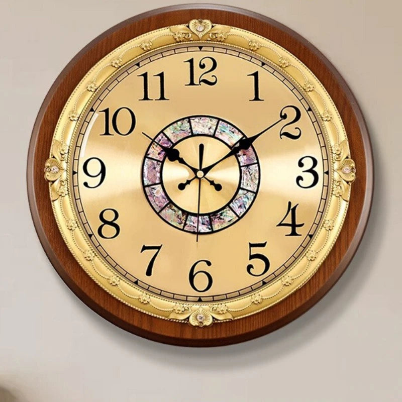Cadran d'horloge art minimaliste aux couleurs pastel tendance