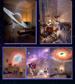 Projecteur d'étoiles 3D de couleur gris avec câble USB
