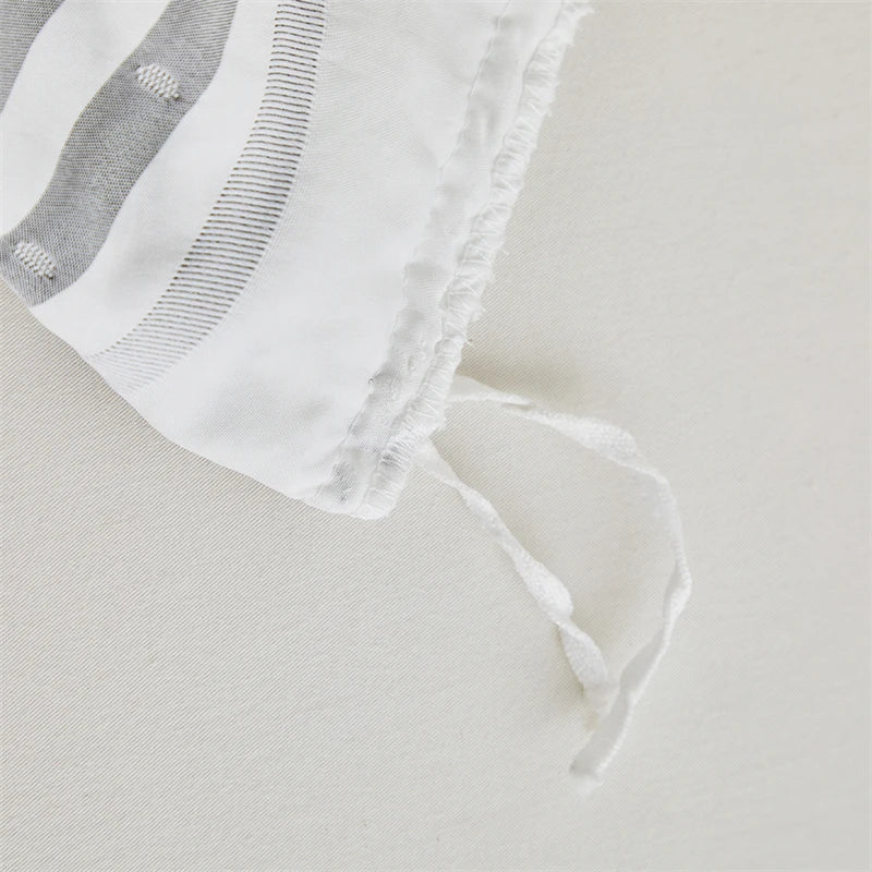Style ethnique rayé pour décoration de chambre élégante