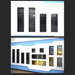 Détail finition acier inoxydable niche murale