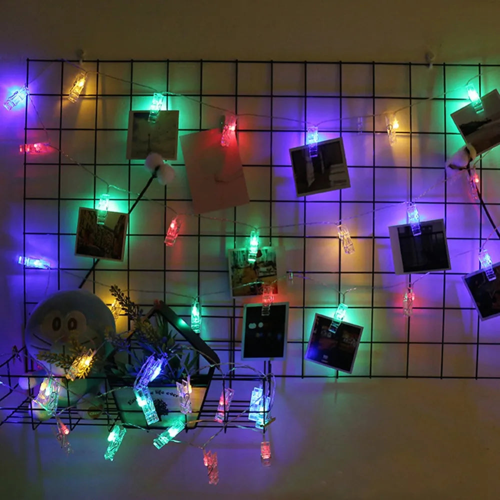 Guirlande lumineuse pour chambre avec photos