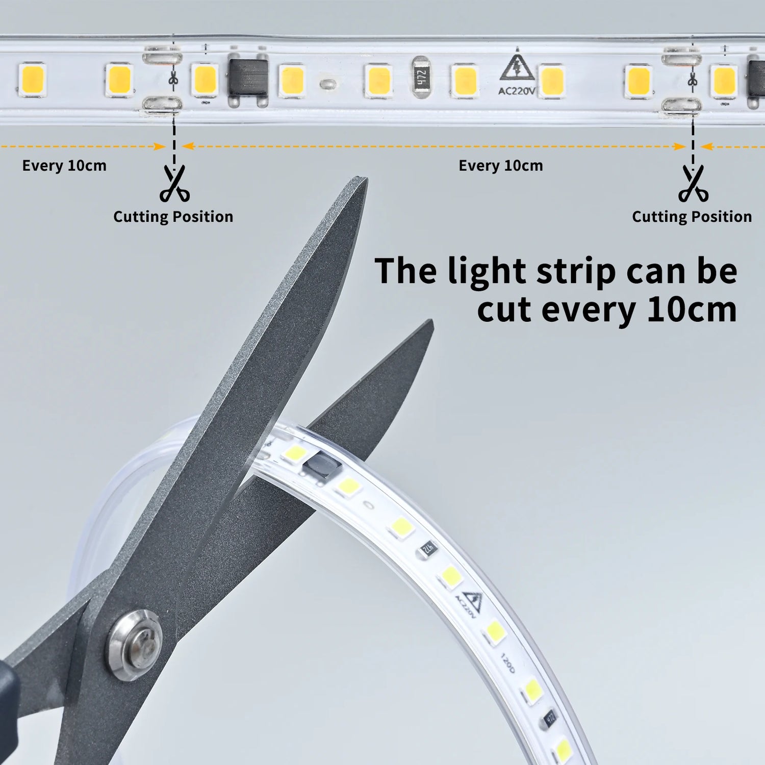 Bande lumineuse LED 120 LED/m pour salon