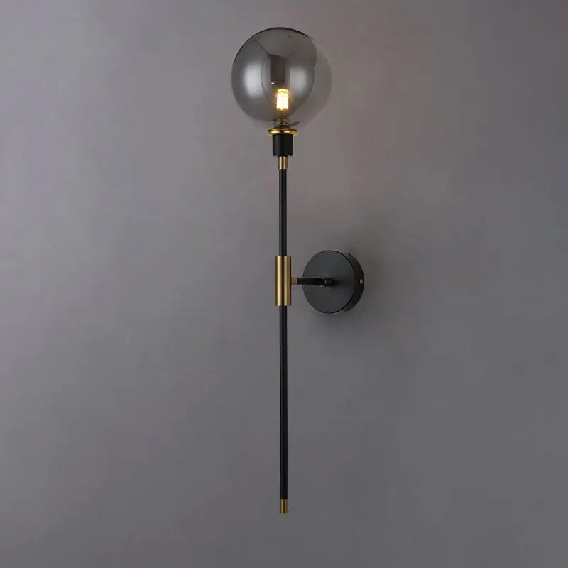 Applique murale LED fer noir décoration loft