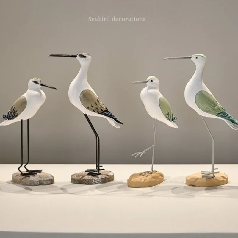 Étagère murale mouette méditerranéenne gris clair