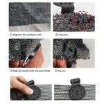 Comparaison des clips noirs avec différentes tailles de voiles d'ombrage