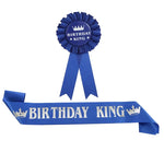 Écharpe anniversaire homme en satin de haute qualité