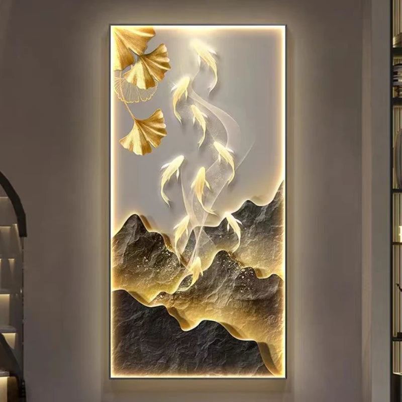 Comparaison des tailles d'appliques murales LED en cristal