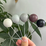 Boules de mousse pour gâteau de mariage bleu et or