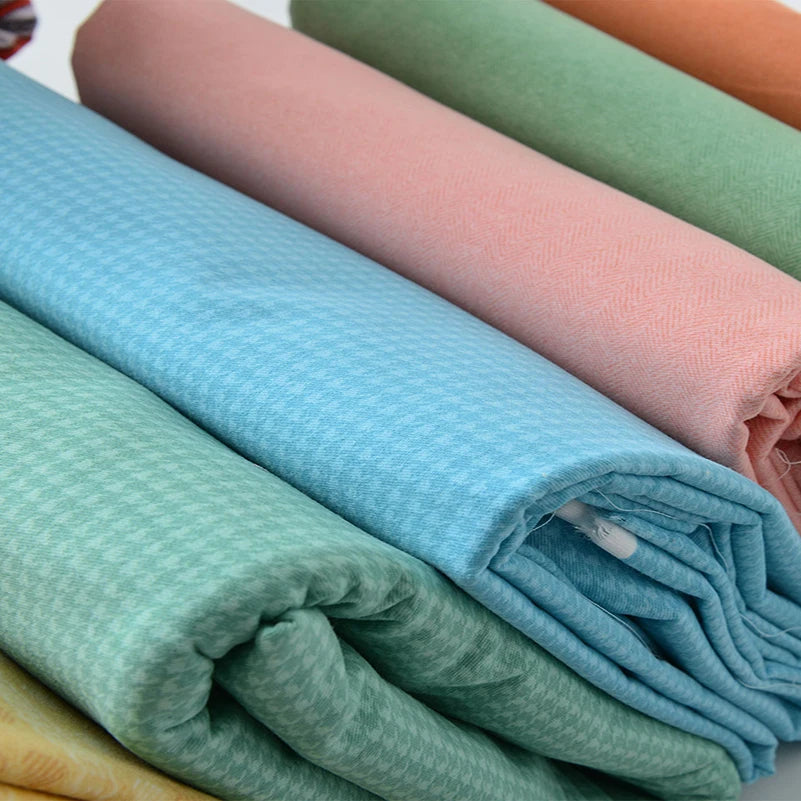 Tissu brossé multicolore pour projets de décoration intérieure