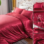Housse de couette 200x200 en microfibre dans une chambre décorée