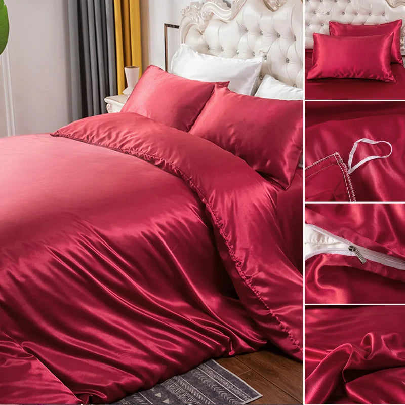 Housse de couette 200x200 en microfibre dans une chambre décorée