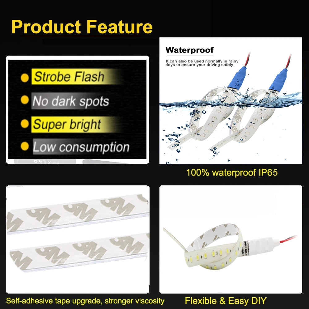 Bande LED découpable étanche IP65 12V